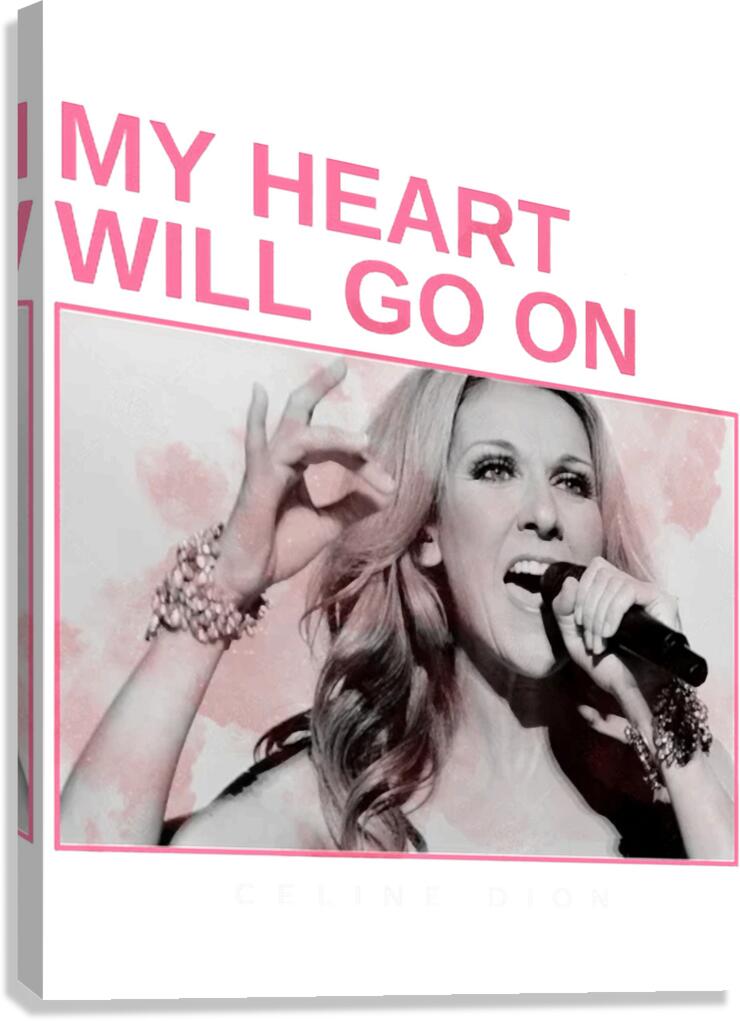 Celine Dion 39 Canvas Print