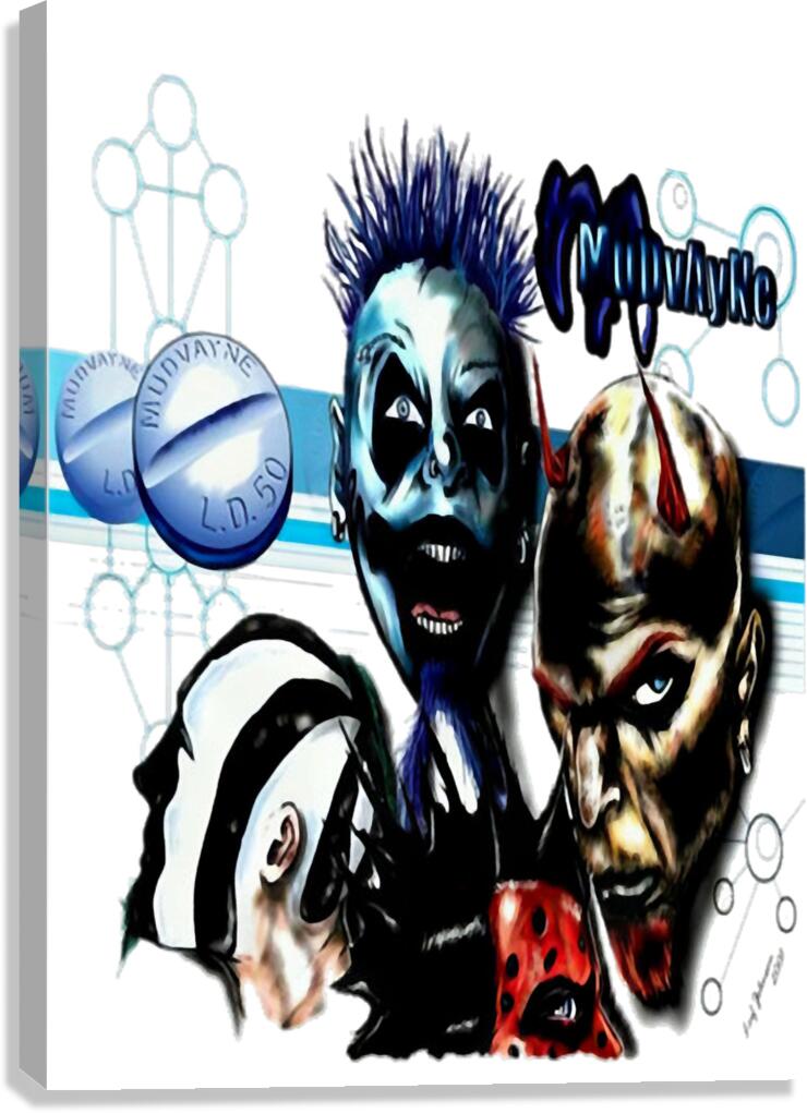 Mudvayne 26 Canvas Print