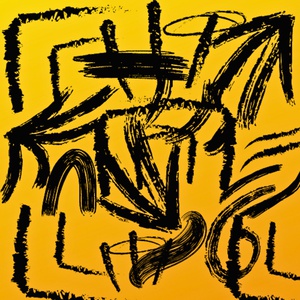 Pointless Directions- Black Yellow Orange