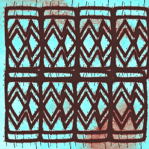 Brown Blue Rustic