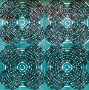 Spirals Blue