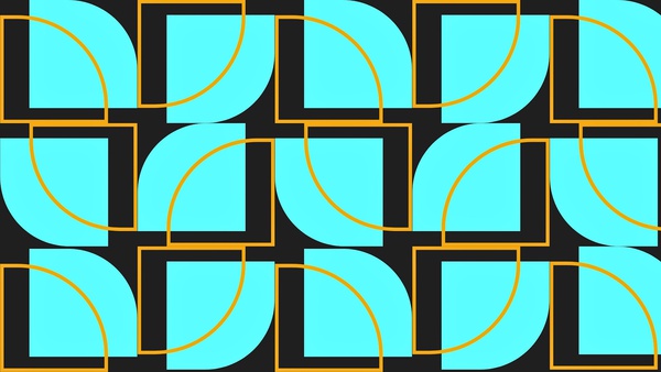 Golden Blue Print