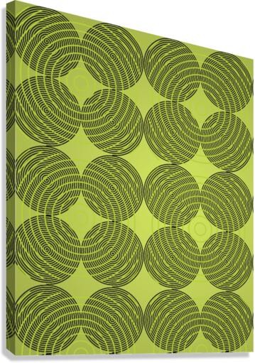 green circle 2 Canvas Print