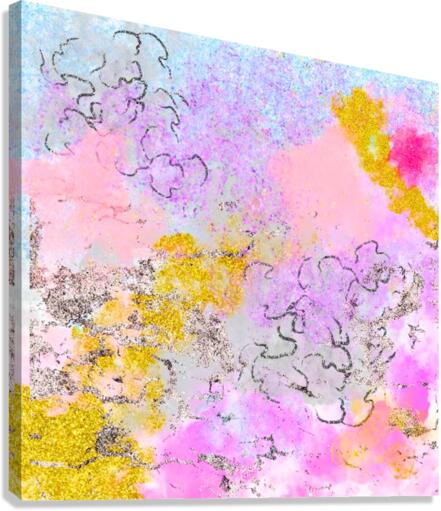 Metallic abstract Canvas Print
