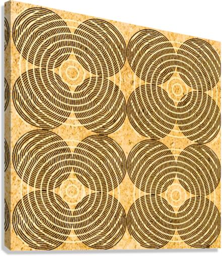 Intertwined Circles Canvas Print