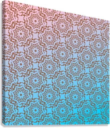 Multi Color Boho Canvas Print