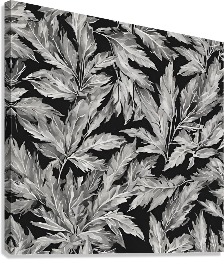 Leafy Echos Canvas Print