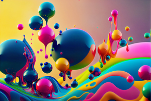 Sweaty slimy billowy dripping candy.