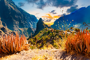 Masca valley.Canary island.Tenerife.Spain