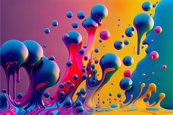 Sweaty slimy billowy dripping candy. by Carlos Castilla