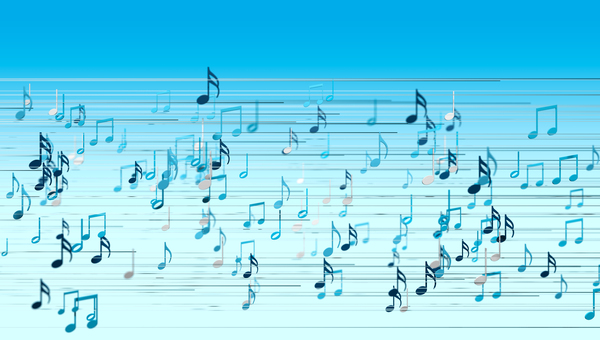 Music background design.Musical writing. by Carlos Castilla