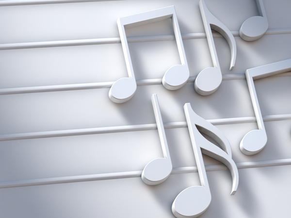 Music background design.Musical writing. by Carlos Castilla