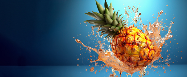 pineapple crashing Print