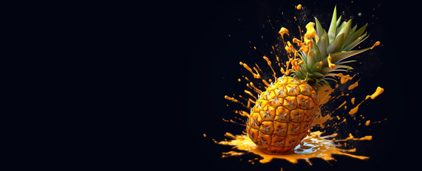 pineapple crashing 2 by Carlos Castilla