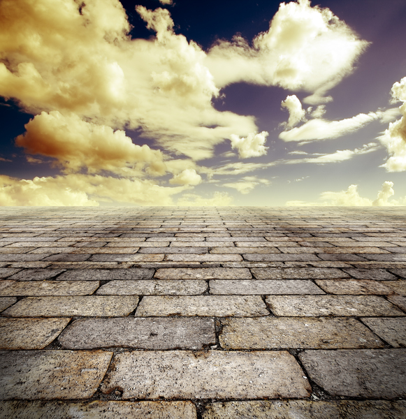 Tile and stone floor background. Print