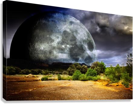 Full moon Canvas Print