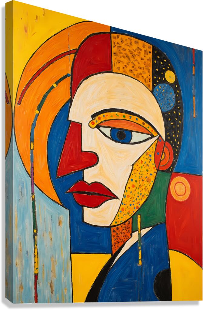 Fragmented Harmony  Canvas Print
