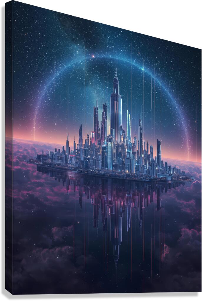 Floating Utopia Canvas Print