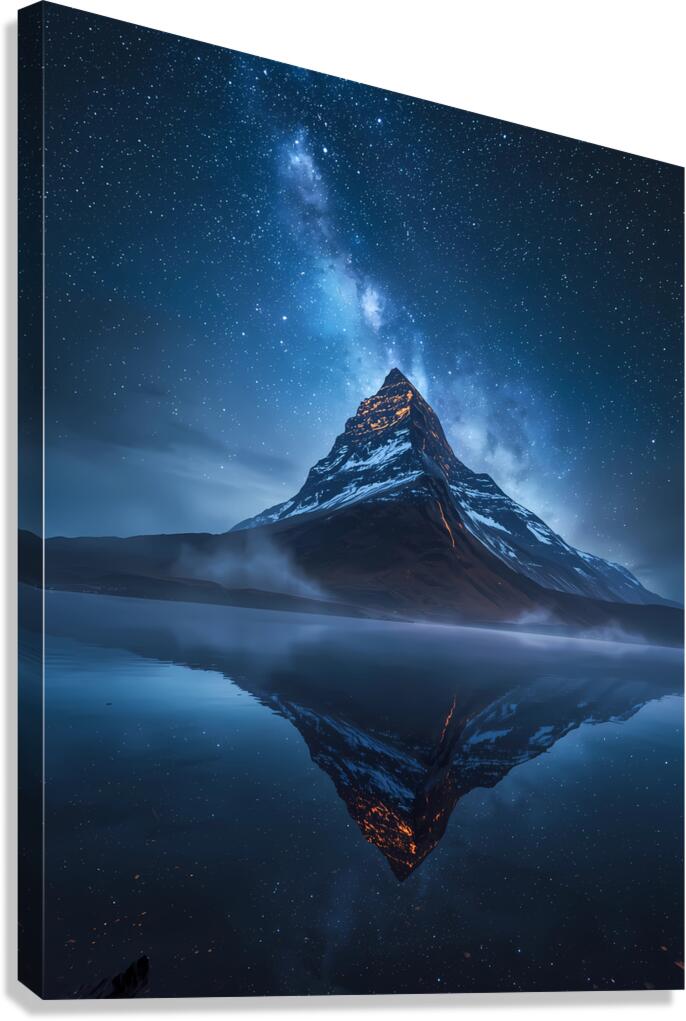 Auroras Reflection Canvas Print