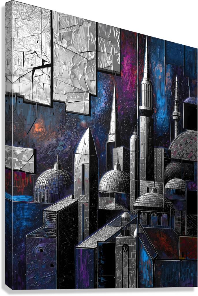 Celestial Citadel Canvas Print