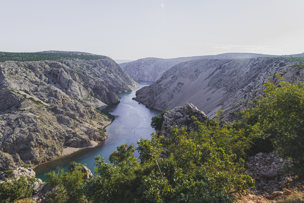 Zrmanja river grand canyon and karst landscape. Croatian wilderness by Jurica Tomic Svarun