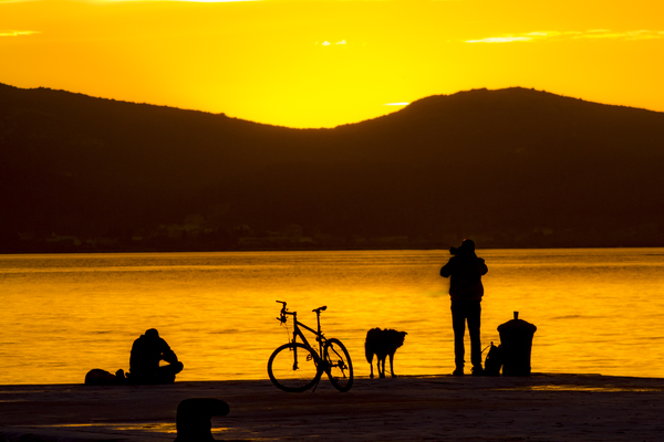 A golden sunset in Zadar Croatia by Jurica Tomic Svarun