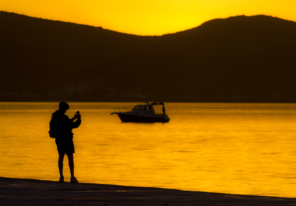  A golden sunset in Zadar Croatia by Jurica Tomic Svarun