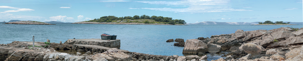 Adriatic sea archipelago panorama by Jurica Tomic Svarun