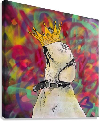 Space Dog Canvas Print