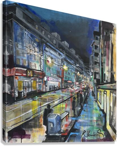 Night Walk Canvas Print