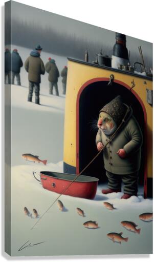 Fish-er-Man Canvas Print
