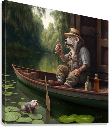 Under the Willows Canvas Print
