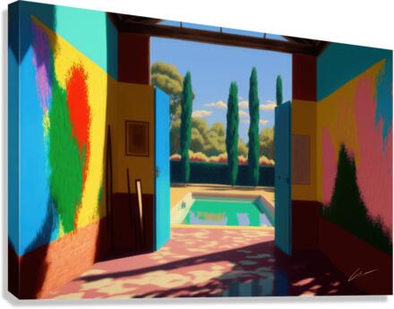 A Pool Canvas Print