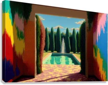 A Pool 2 Canvas Print
