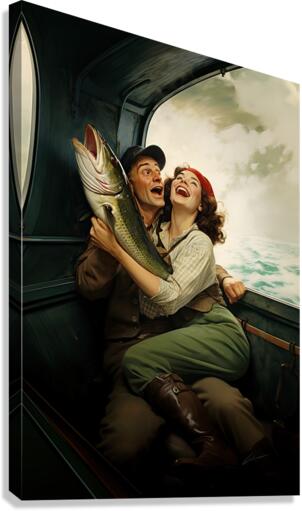 Catch and Cuddle Canvas Print