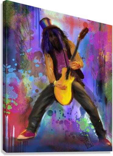 Chitarrista Canvas Print