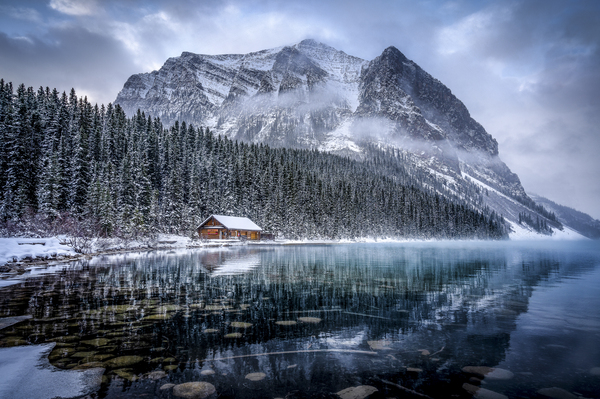 Winter in Banff by David Bussieres Photography