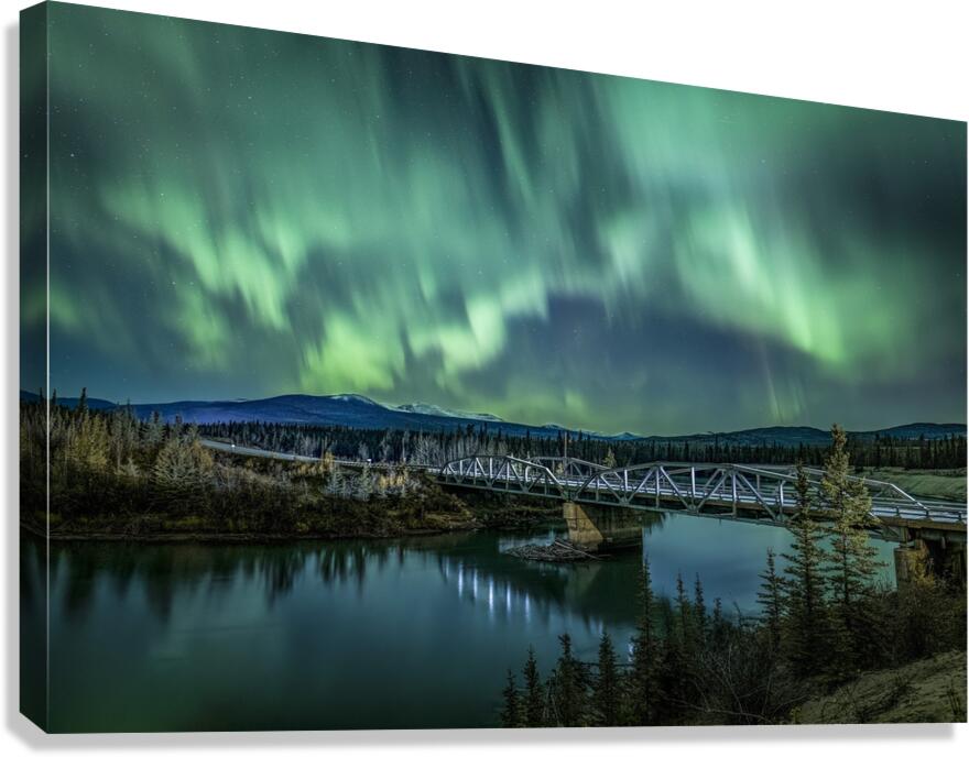 Takhini Bridge Canvas Print