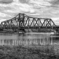 Manitoulin Bridge - Monochrome