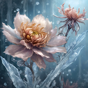 Stories in Ice: Capturing the Beauty of Frozen Blooms