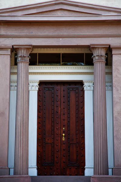 Imposing Door Print