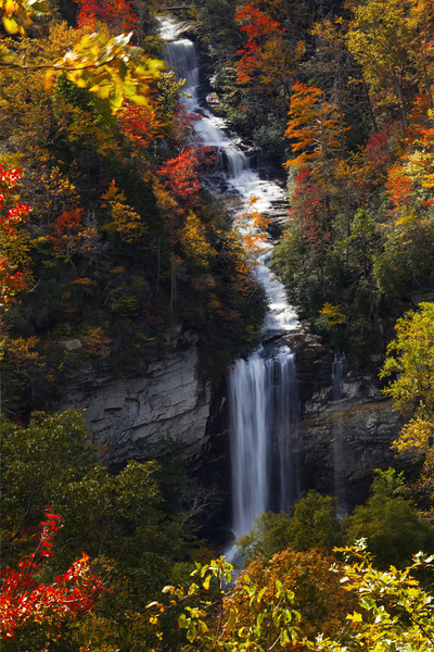 Raven Cliff Falls by Jerry Clement
