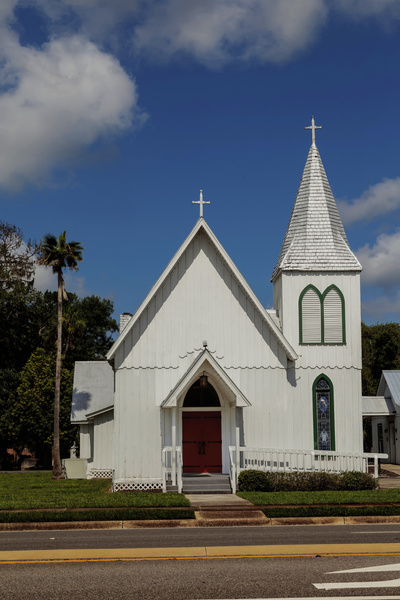 Samll Town Church by Jerry Clement