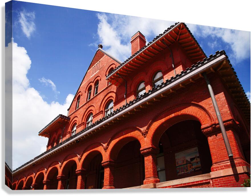 Custom House Canvas Print