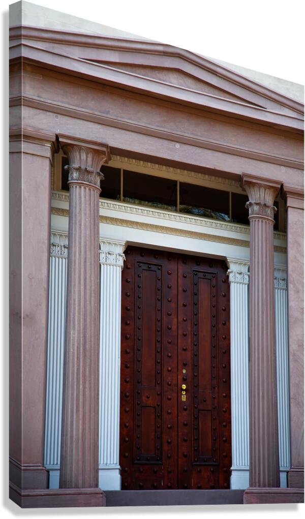 Imposing Door Canvas Print