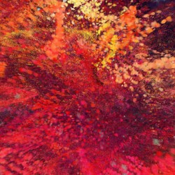 Red Cosmic Explosion