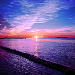 Sunrise by the beach