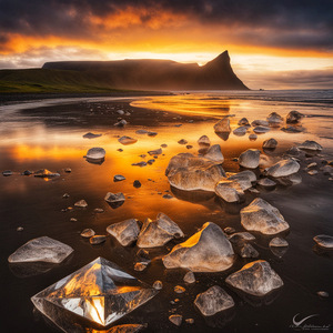 Diamond beach in Iceland part 3 