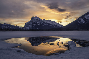 Vermillion Lakes Sunrise.