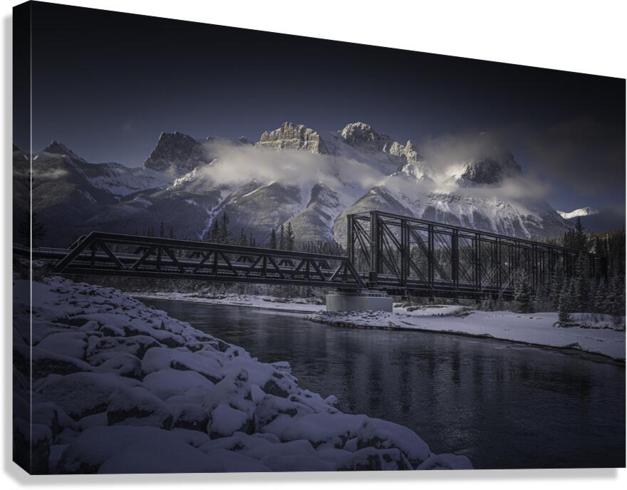 Canmore Engine Bridge  Canvas Print